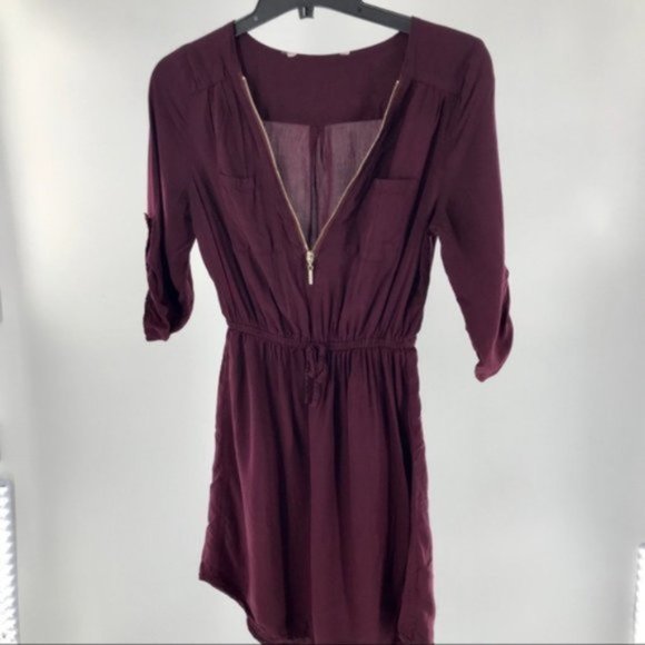 Cute Zip Front Dress sz XS - Picture 3 of 9